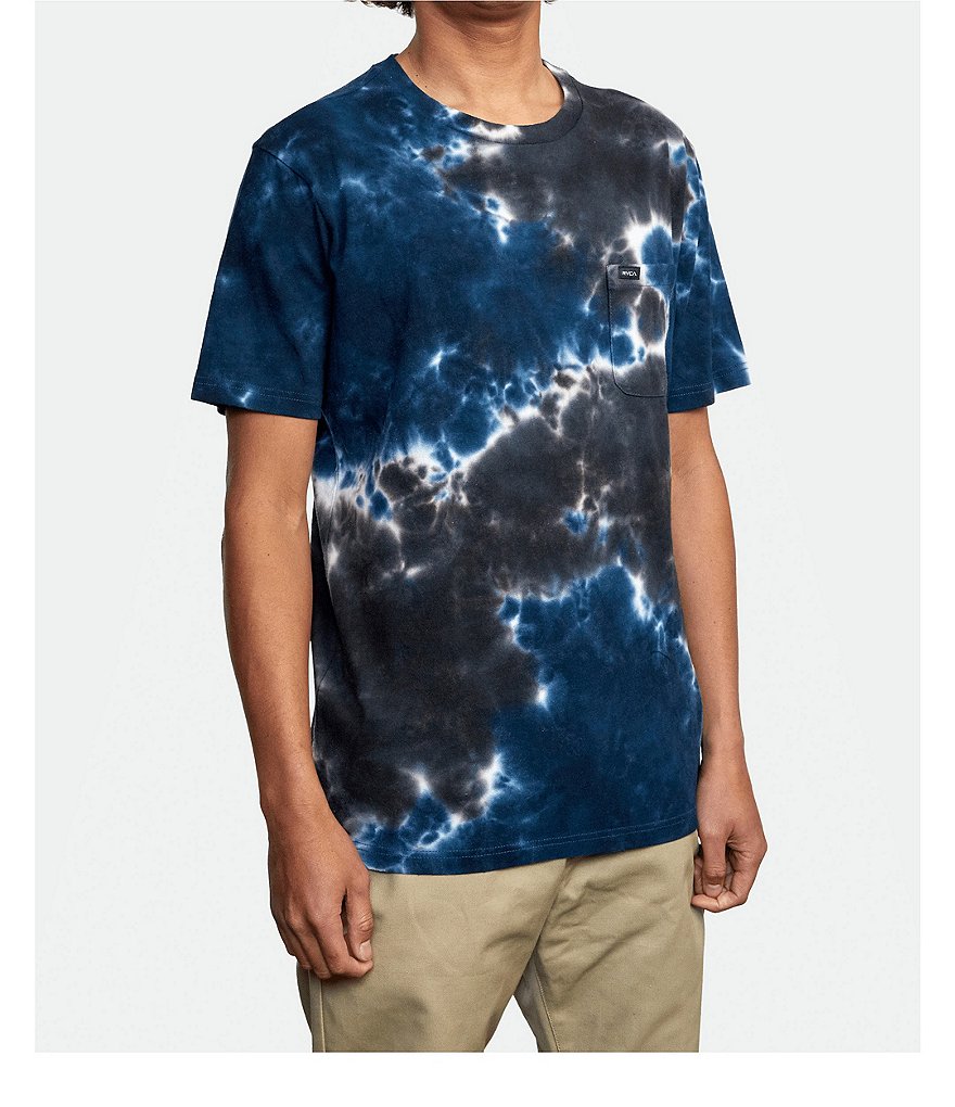 RVCA Manic Tie-Dye Short-Sleeve Crew Neck Tee