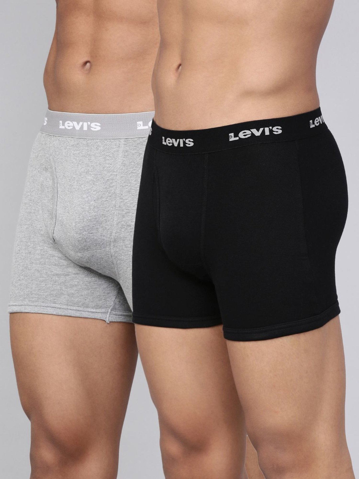 Levi's Multi Cotton Regular Fit Trunks - Pack Of 2