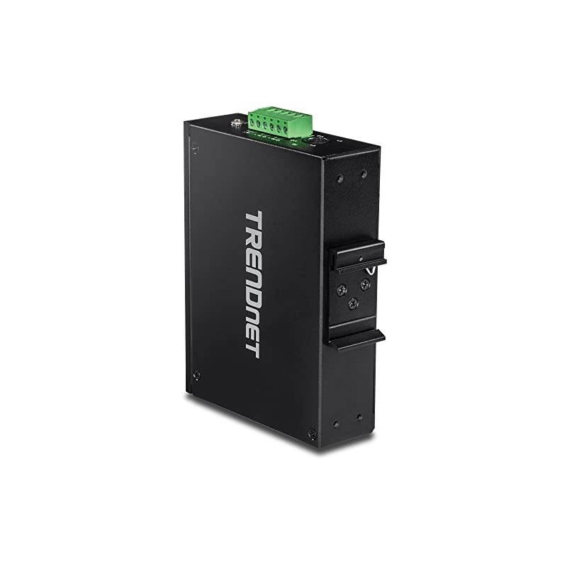 6-Port Hardened Industrial Gigabit PoE+ DIN-Rail Switch, 4 x Gigabit PoE+ Ports, Shared Gigabit Port (RJ-45/SFP), Dedicated SFP, 120W Power Budget, IP30, Lifetime Protection, Black, TI-PG62