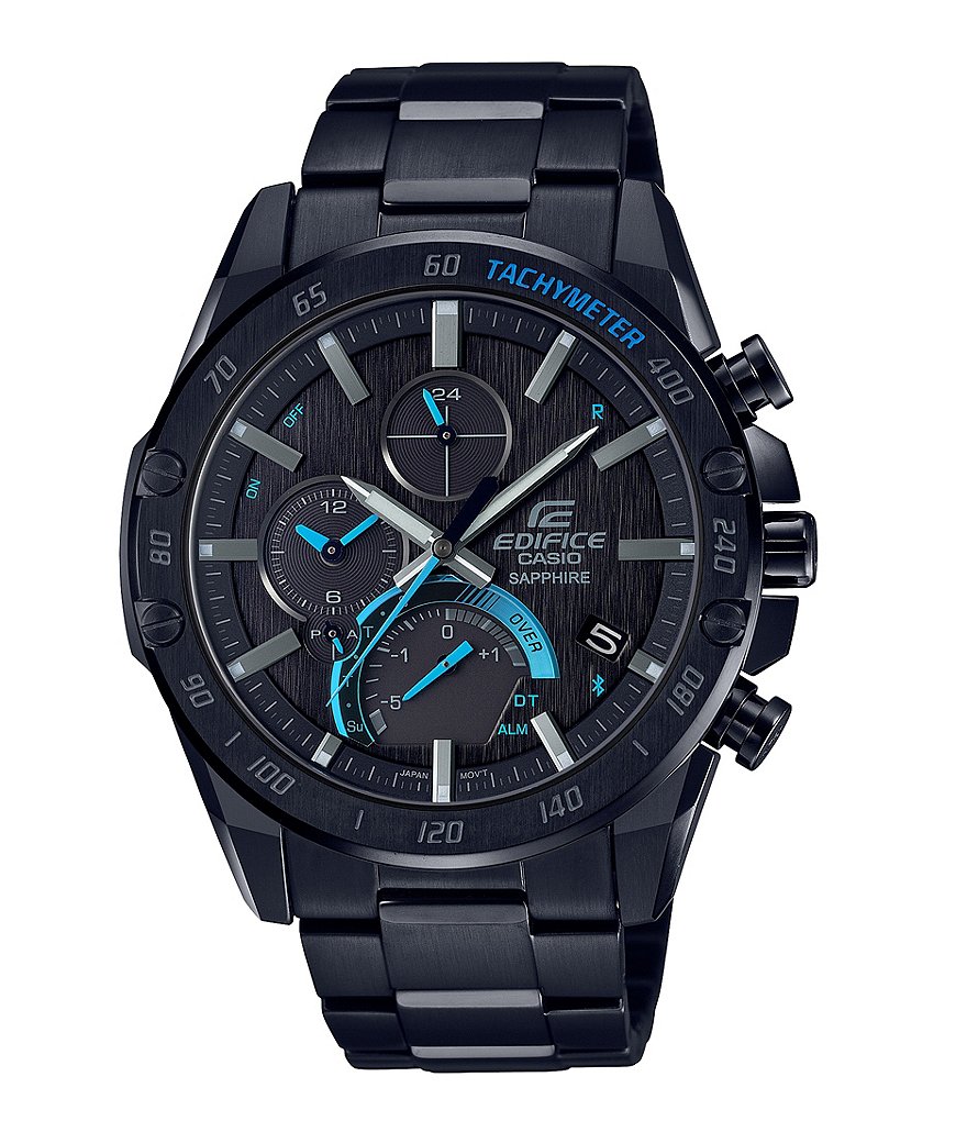 G-Shock Edifice Black Stainless Steel Tough Solar Watch