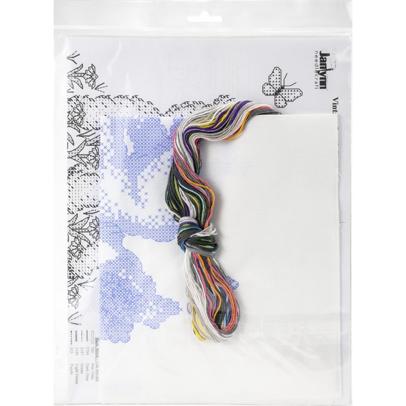 Janlynn Stamped Cross Stitch Kit 11"X14"-Lamb