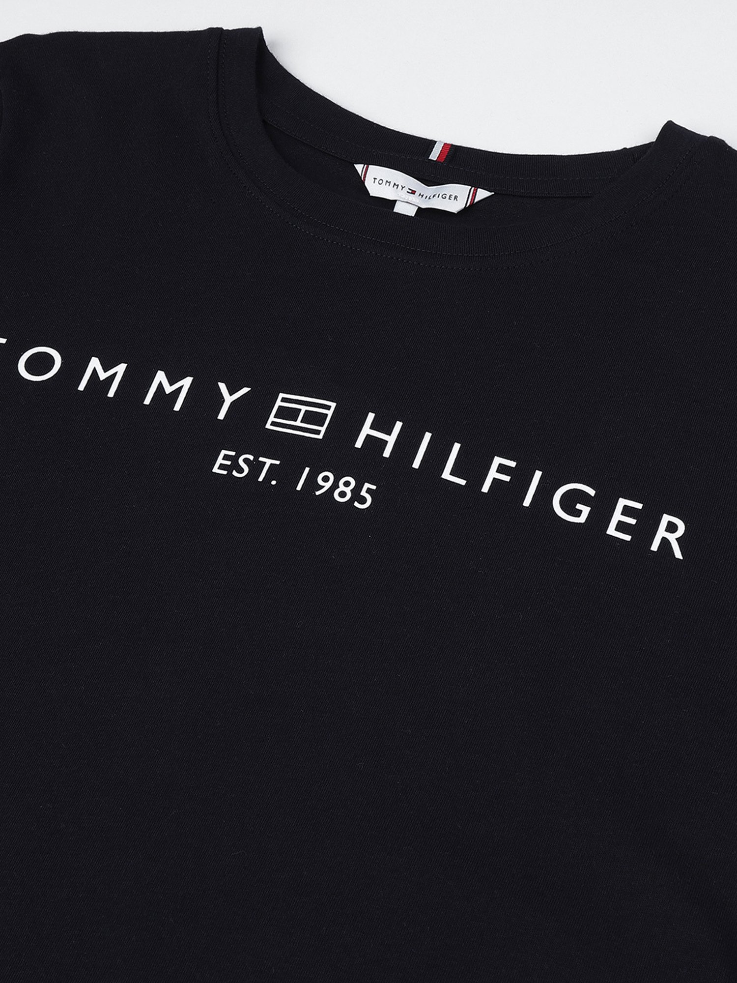 TOMMY HILFIGER Black Graphic Print T-Shirt