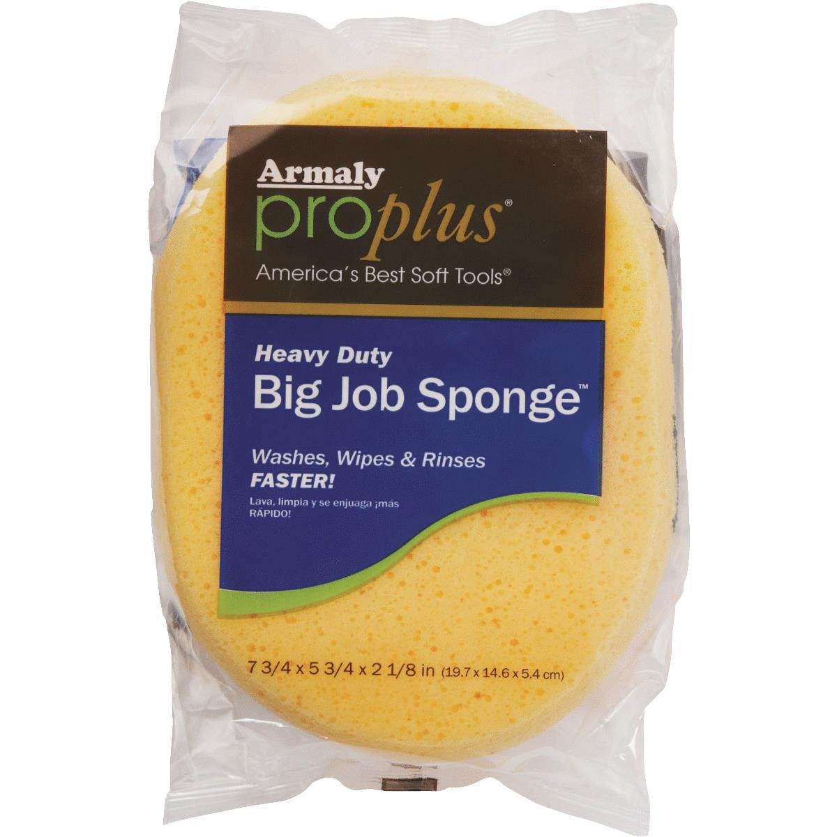 Armaly ProPlus 7.75 In. x 5.75 In. Yellow Heavy Duty Sponge 00006