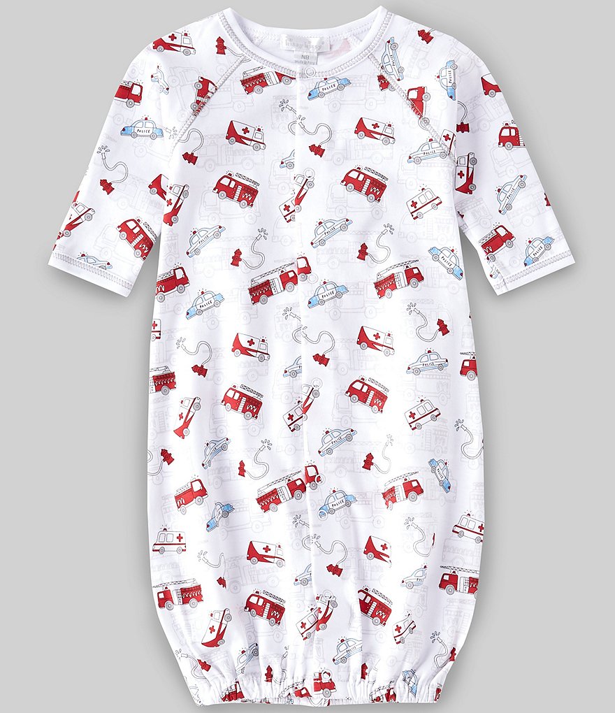 Aden + Anais Baby Boys 6-9 Months Long-Sleeve Blue Moon Footed Coverall