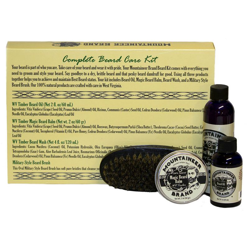 Mountaineer Brand WV Timber Complete Beard Care Kit