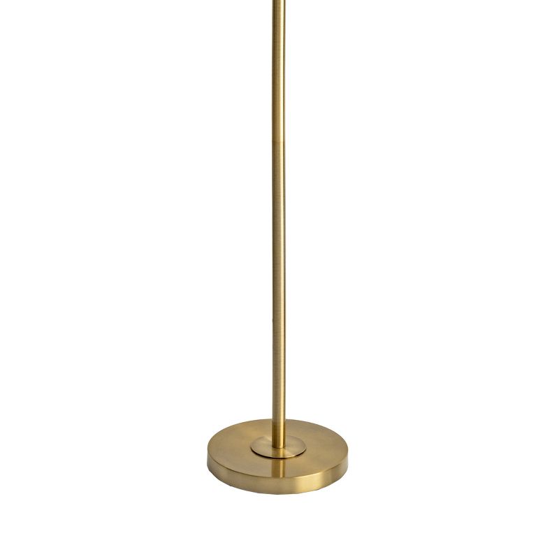 nuLOOM Saxman 63" Marble Floor Lamp Lighting - Gold 63" H x 16" W x 16" D