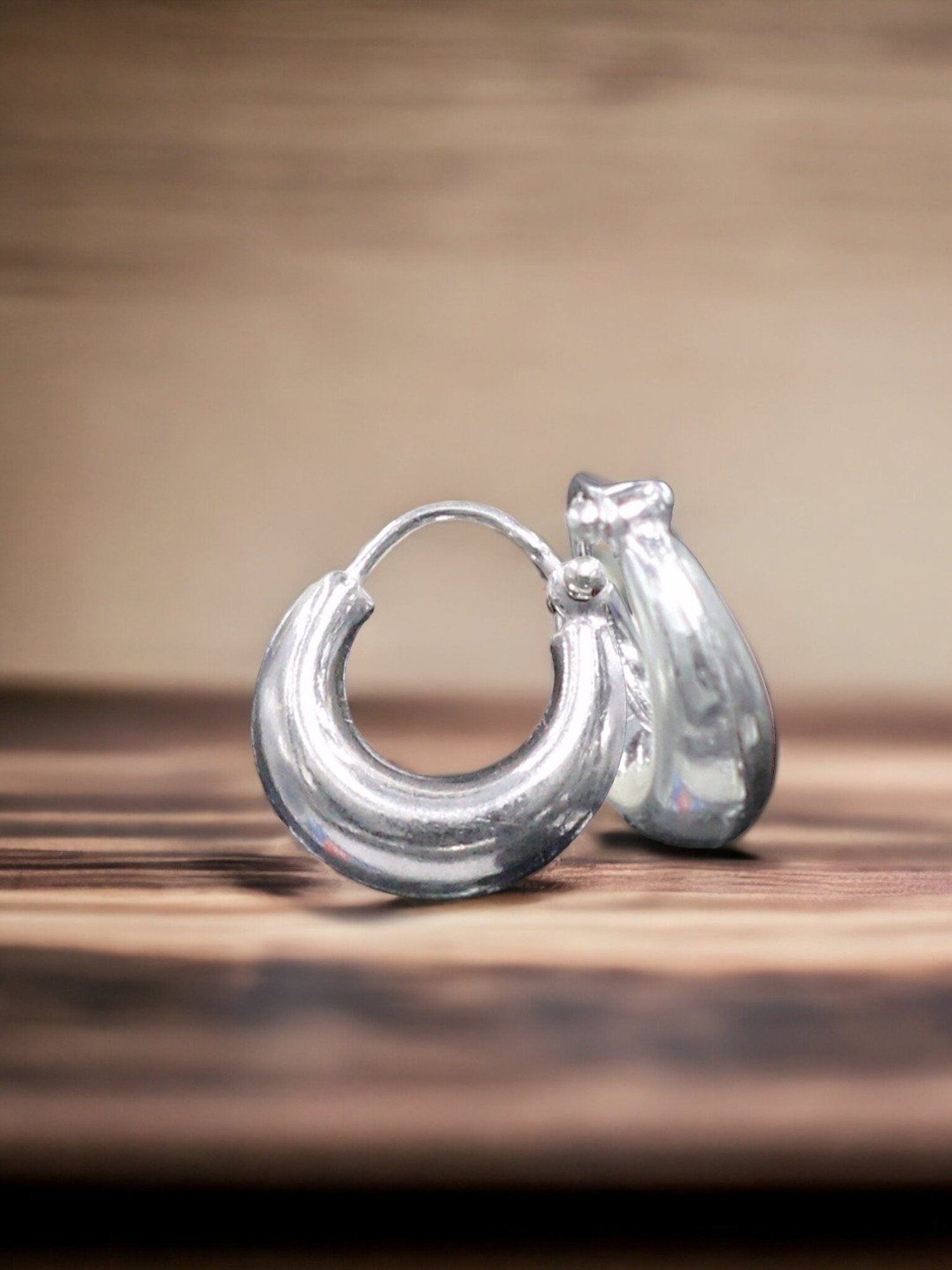 Taraash 925 Sterling Silver Simple Hoop Earrings for Kids Girls