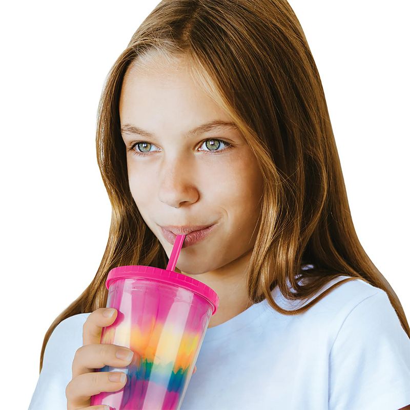 Fashion Angels Fashion Angels DIY Neon Tie Dye Tumbler Kit | Create Your Own Personalized Cup