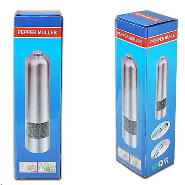 2 PCS Stainless Steel Electronic Salt and Pepper Grinder Pepper Mill and Salt Shaker For Kitchen Or Party Use
