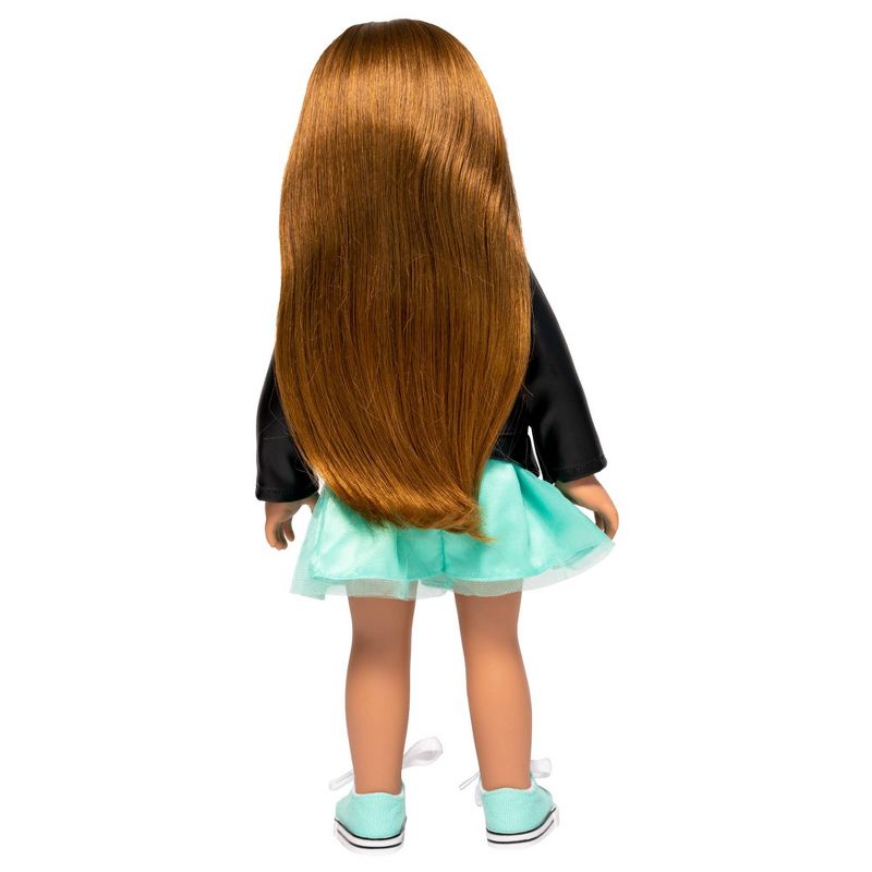 I'M A GIRLY Lucy 18" Fashion Doll with Brown Interchangeable Wig to Style