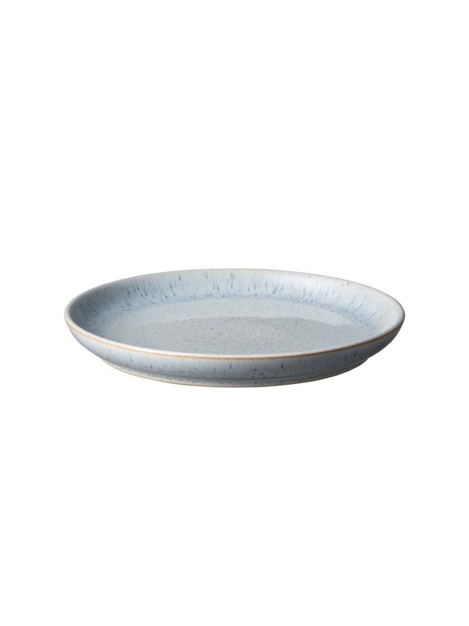 DENBY Studio Blue Stoneware Pebble Medium Coupe Plate (21 cm) - Set of 1