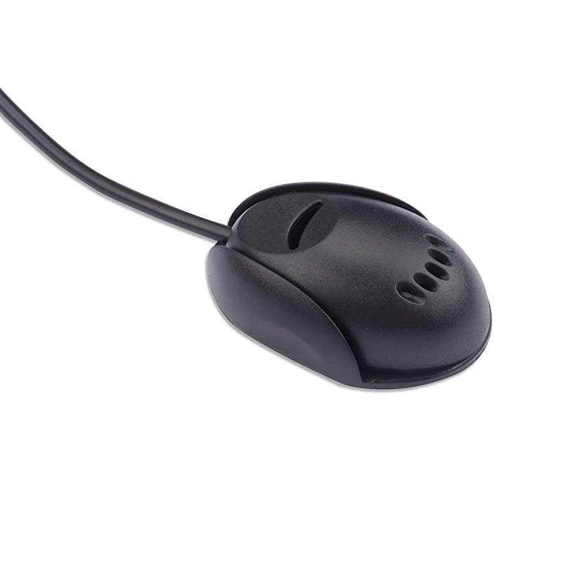 Mic 25mm External Microphone Assembly For Car Vehicle Head Unit Bluetooth Enabled Audio Stereo Radio Receiver GPS DVD with 3m Cable Plug and Play