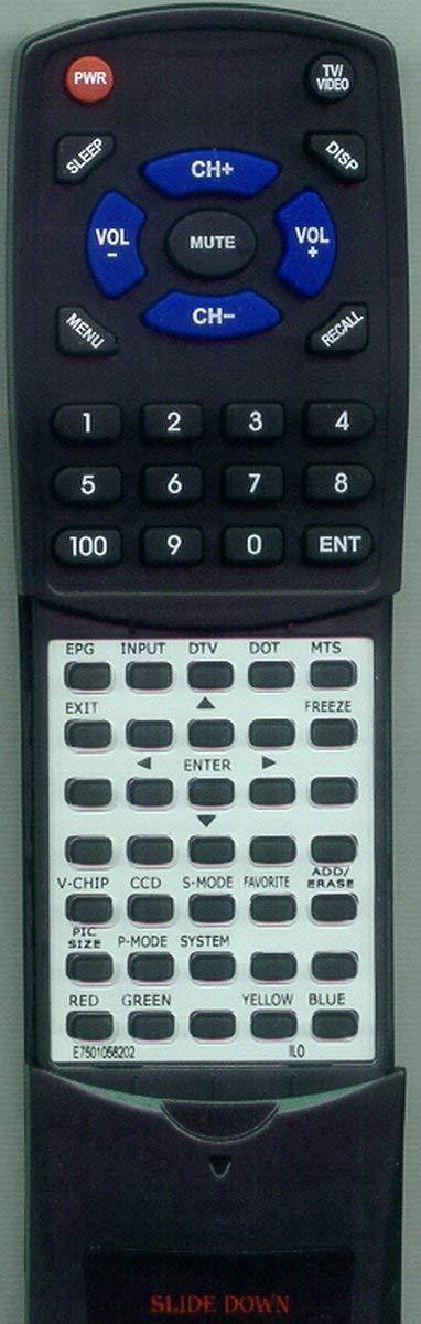 Replacement Remote Control for ILO PDP4210EA1, RC01B4, E7501056202