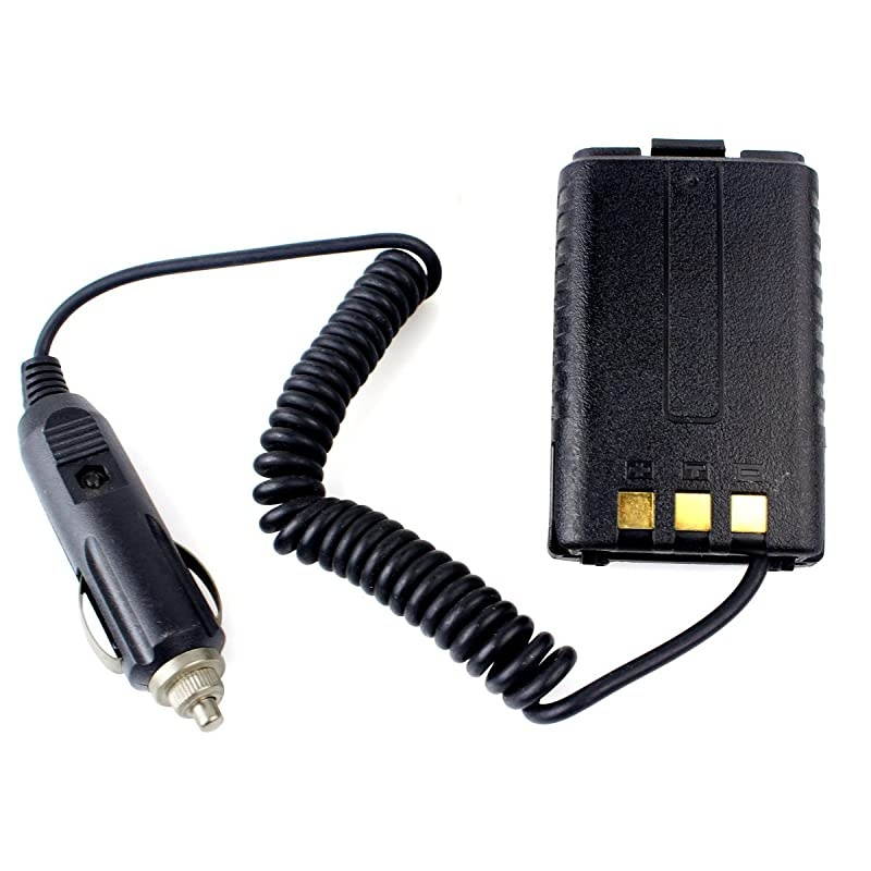 RT-5R Battery 2 Way Radios Car Charger Compatible with Baofeng UV-5R UV-5RA  RT-5R RT-5RV Walkie Talkies (1 Pack)