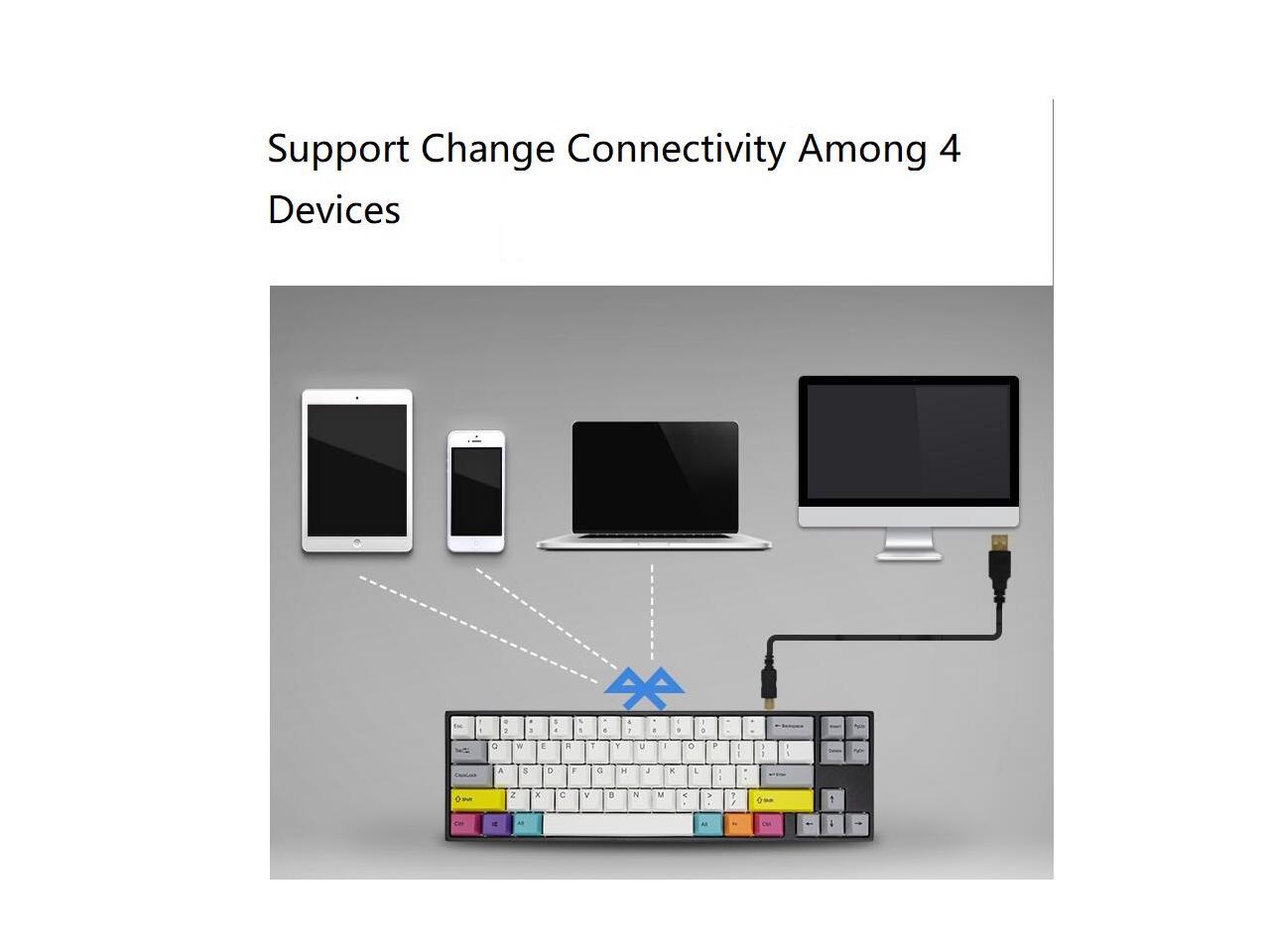 Ducky X Varmilo MIYA Pro Ergonomic Design,Cool Exterior 68 Keys Type-C Cable Detachable Mechanical Gaming  Keyboard For Office And Game- Chinese Hua Dan Verison( No Backlit)