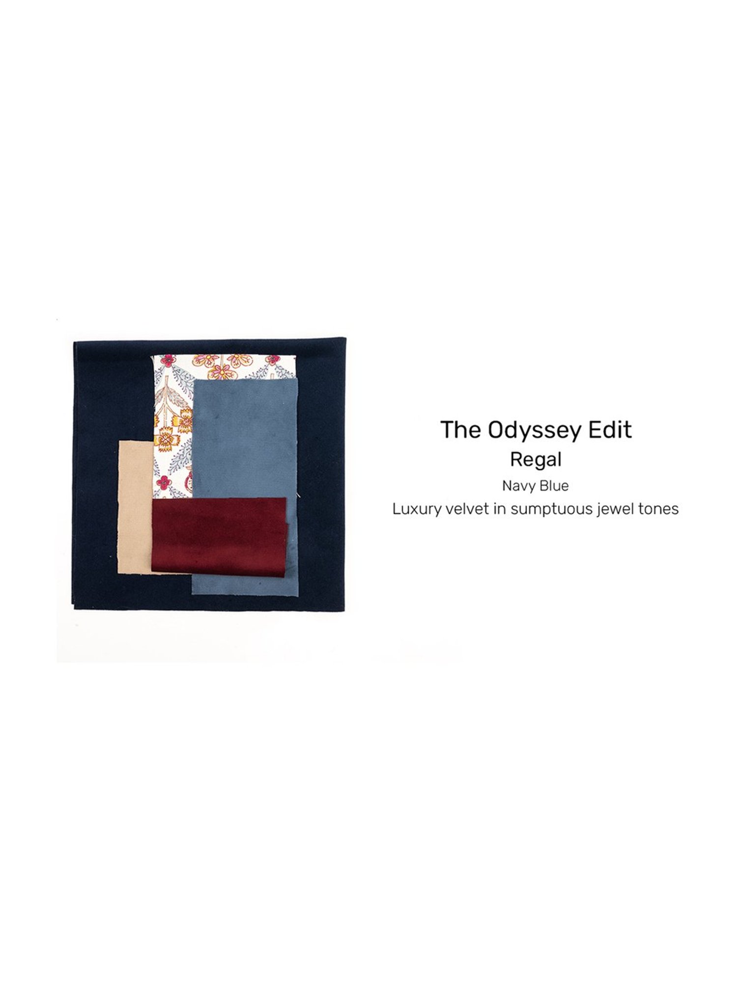 Durian Reagan Walnut Brown & Navy Blue Solid Wood Veneer Bench