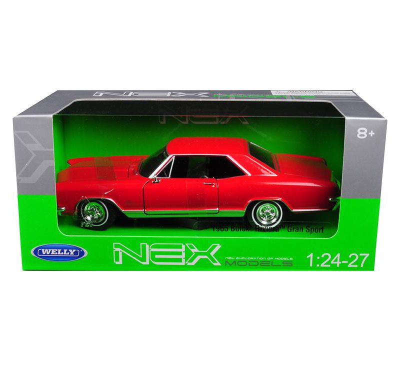 1965 Buick Riviera Gran Sport Red 1/24-1/27 Diecast Model Car by Welly