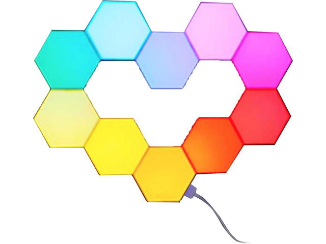 LifeSmart  WiFi Smart LED Light Kit DIY Lamp Voice Control Work with Alexa Google Home 10 Pack