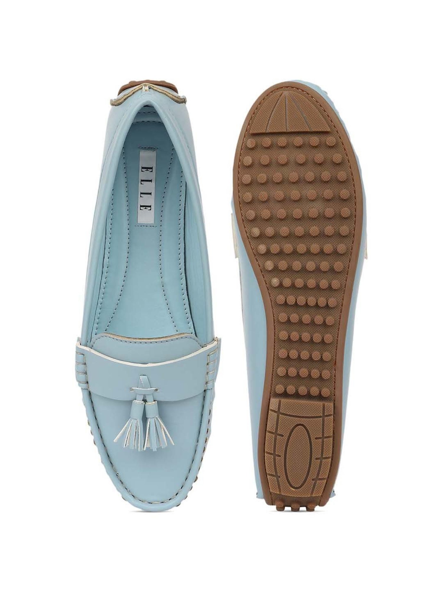 Elle Women's Sky Blue Casual Loafers