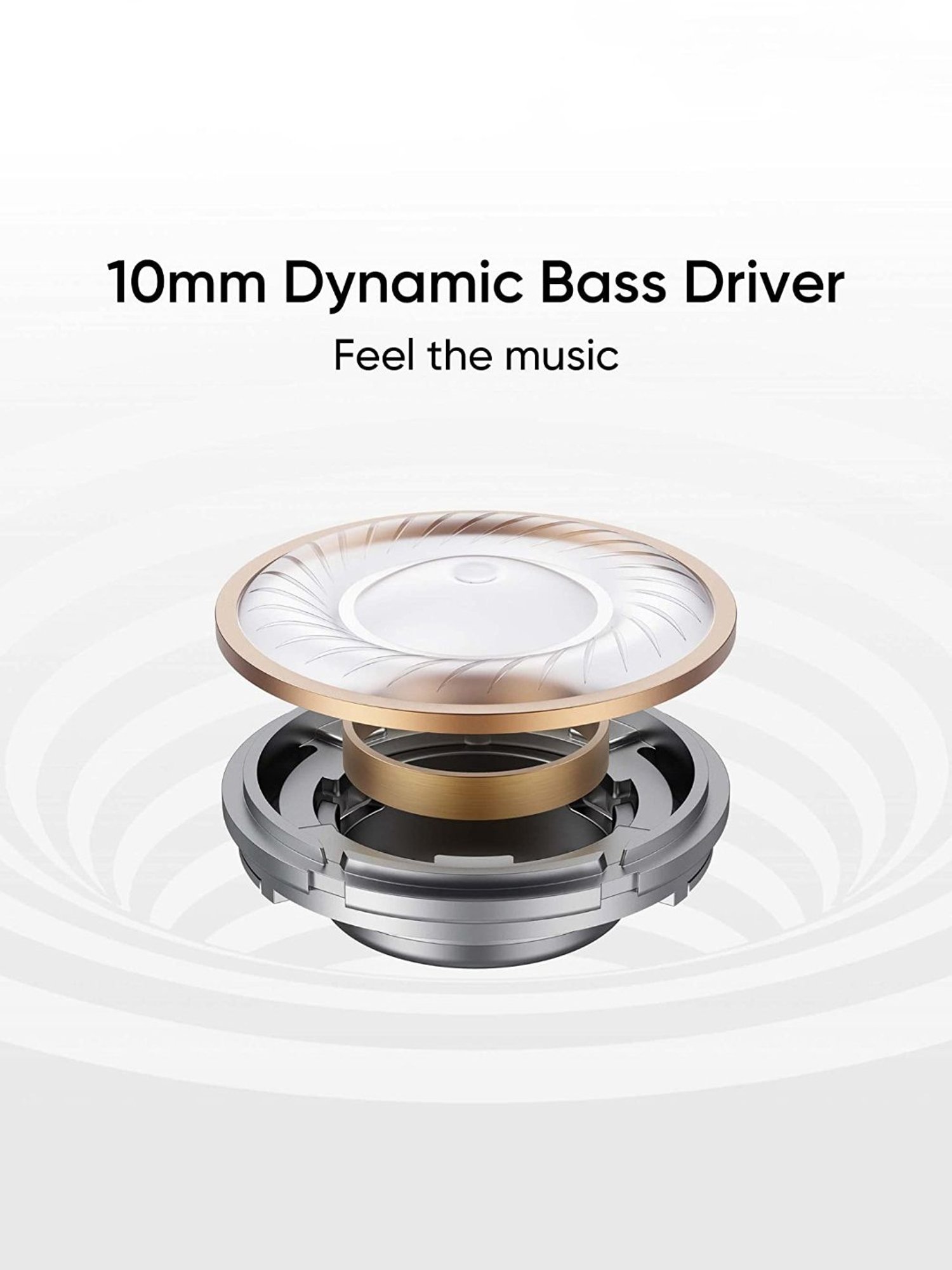 Realme TechLife Buds T100 In Ear Bluetooth Earbuds with AI ENC & 28H Playback (White, True Wireless)