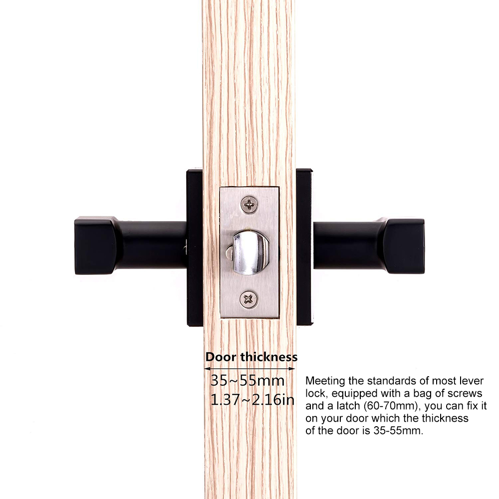 WAFU BT Enabled Fingerprint & Touchscreen Smart Lock Automatic Sensor Keyless Entry Secure Finger ID Works with iOS & Android APP Control Rechargeable Cordless Security Lock Zinc Alloy Lever Door Lock