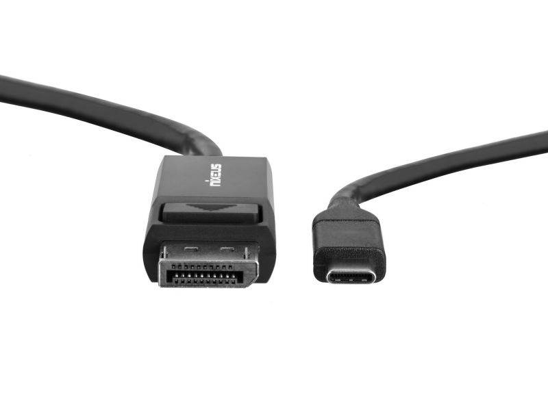 Nixeus USB Type-C to DisplayPort Cable (6 ft) - Thunderbolt 3 Compatible and USB 3.1 Compatible for up to 4K 60Hz Monitors, FHD 1080P 240Hz, QHD 144Hz and 3440 x 1440 Wide QHD 144Hz Gaming Monitors
