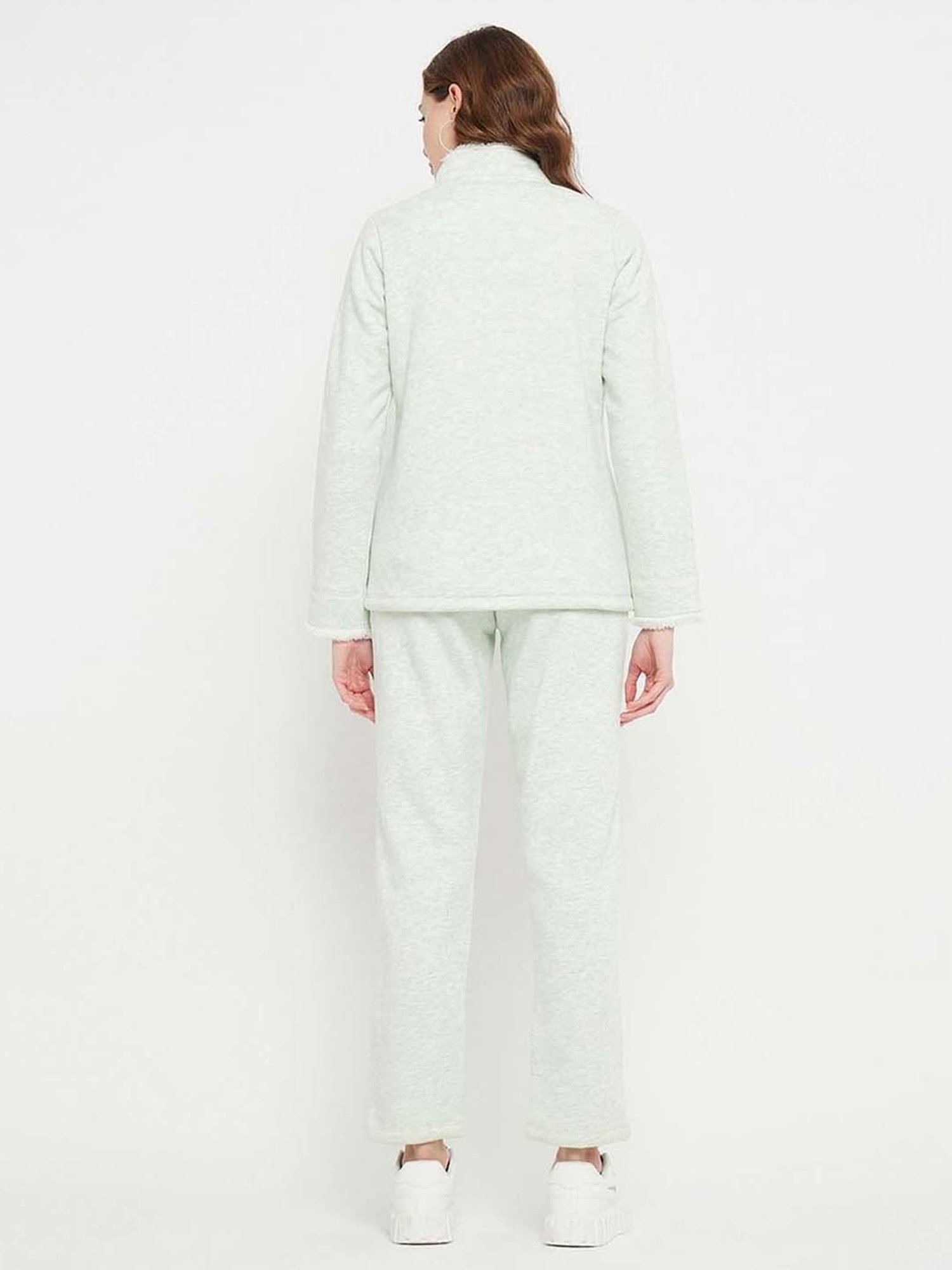 MADAME M Secret Mint Green High Neck Co-Ords Set