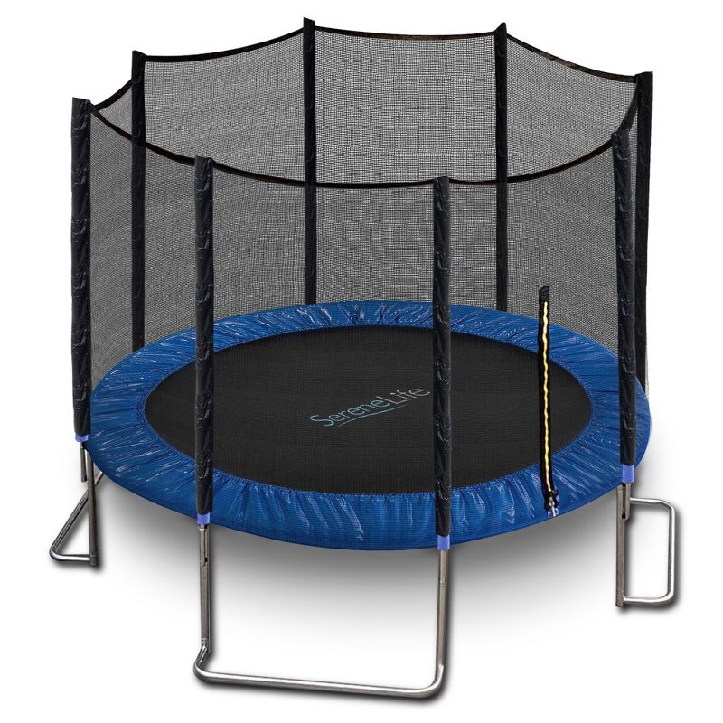 JumpSport SureStep Removable 2-Step Trampoline Safety Ladder - Easy to Attach