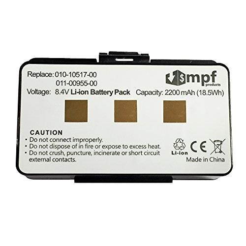 Replacement 2200mAh Battery for Garmin GPSMAP 276, 276c, 296, 376, 376c, 378, 396, 478, 495 & 496 GPS Devices 010-10517-00