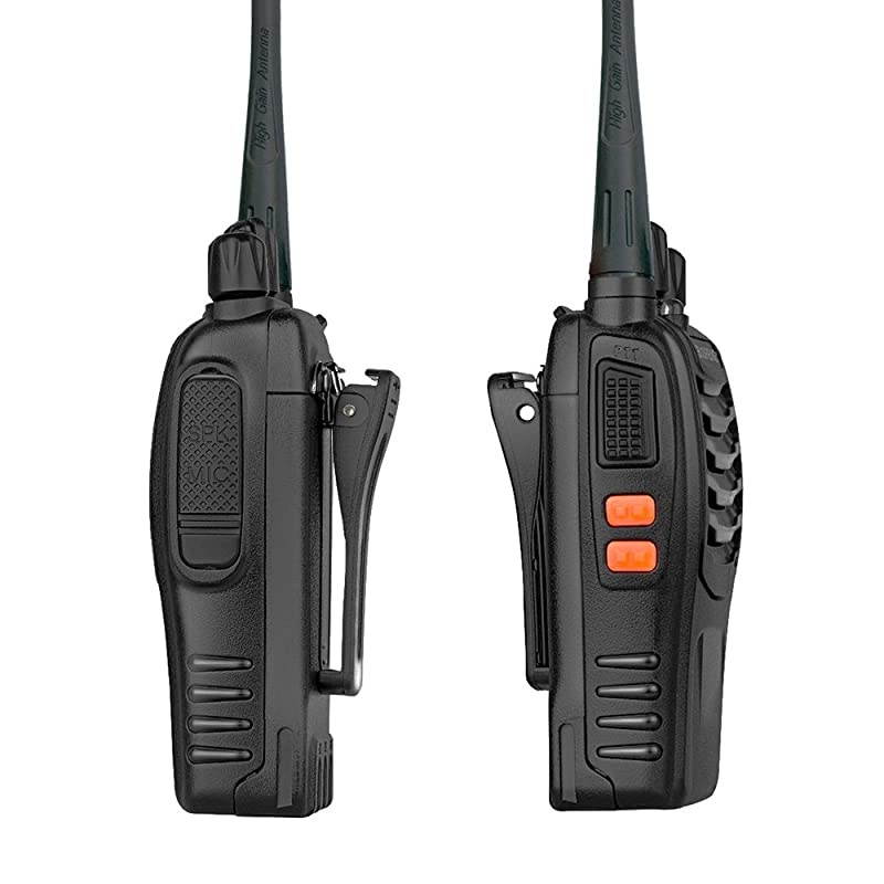 Walkie talkies 10 Pack Long Range Rechargeable 2 Way Radio UHF 16-Channel with Earpiece Li-ion Battery and Charger (Pack of 10)