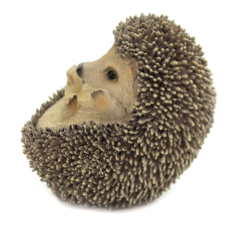 Animal 4.75" Driftwood Hedgehog Spiny Mammal Cute Figurine Pacific Trading  -  Decorative Figurines