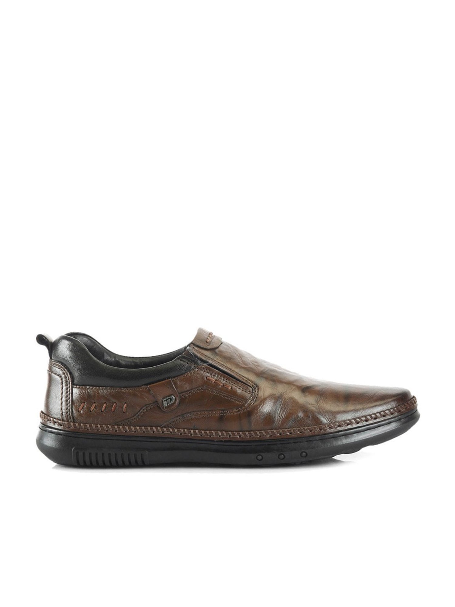 ID Men's Brown Casual Loafers
