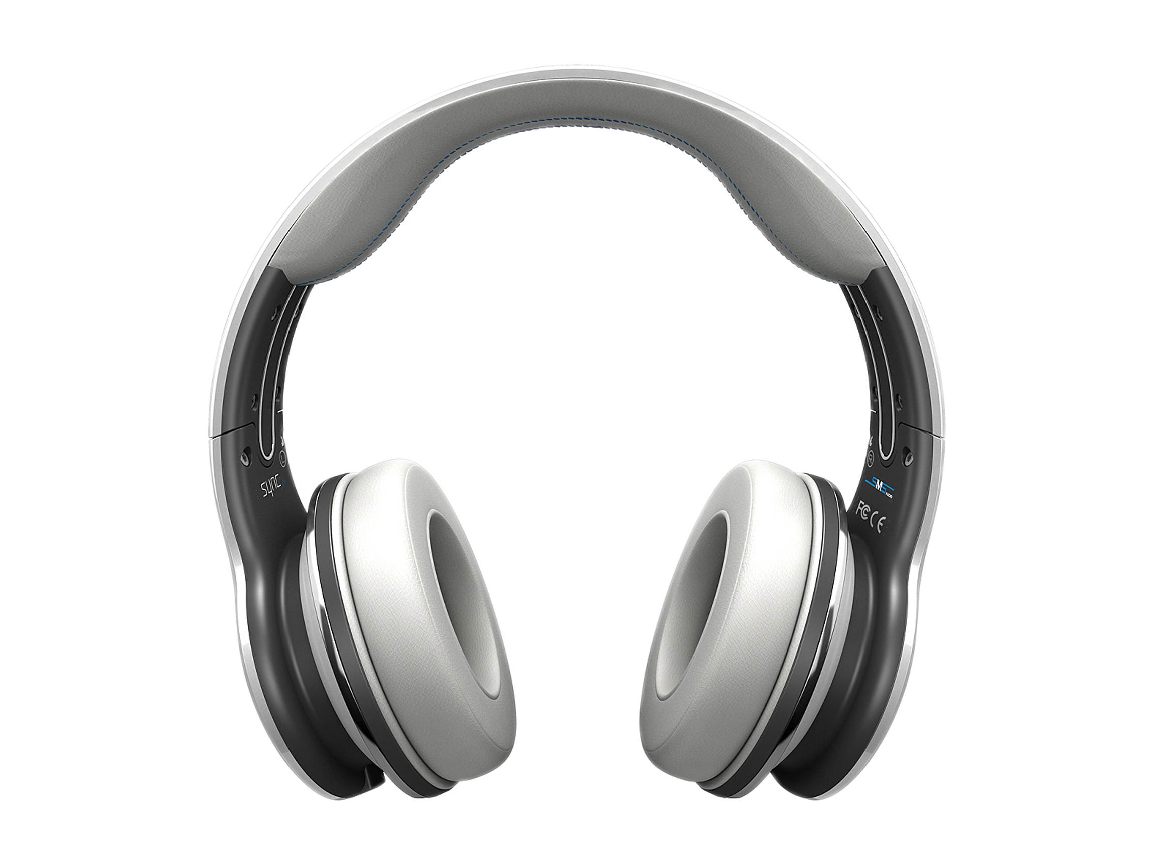 SMS Audio White SMS-WS-WHT Over-Ear SYNC by 50 Wireless Headphone