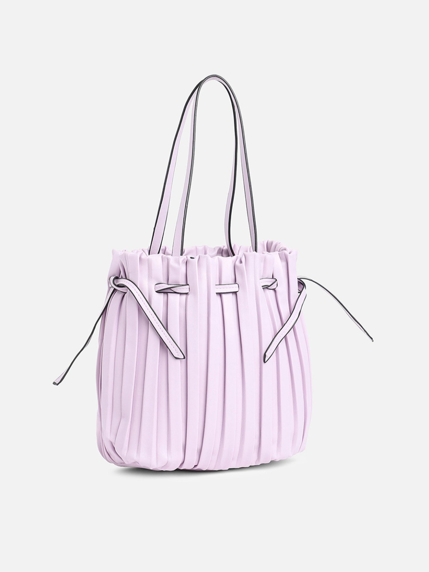 HauteSauce Purple Textured Medium Handheld Handbag