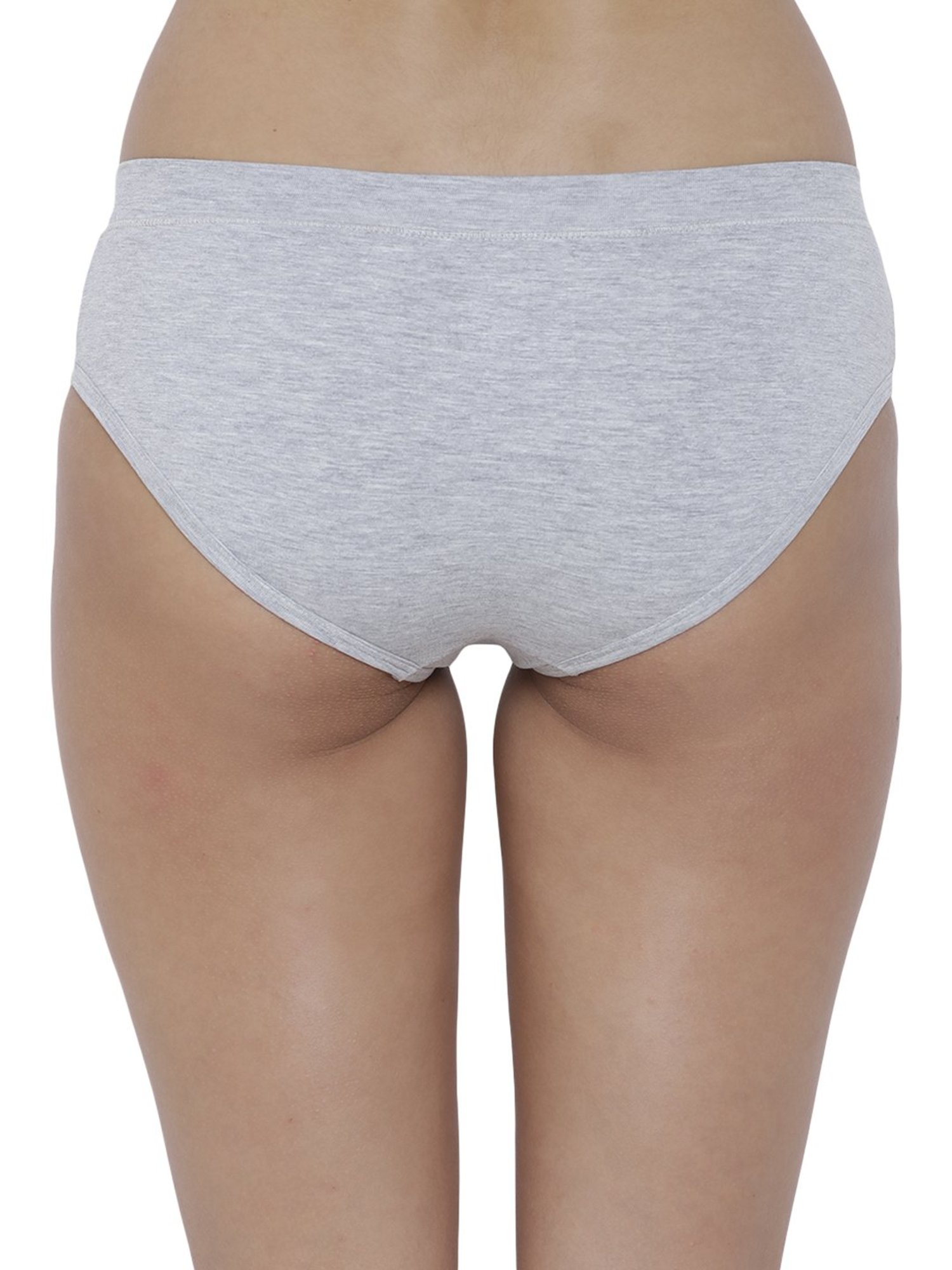 BASIICS by La Intimo Grey Melange Hipster Panty