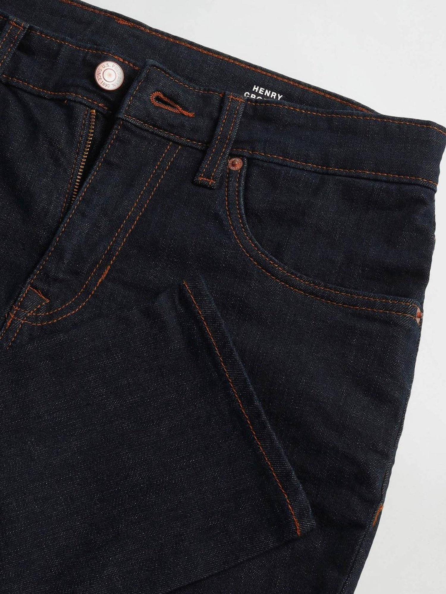 U.S. Polo Assn. Blue Cotton Regular Fit Jeans