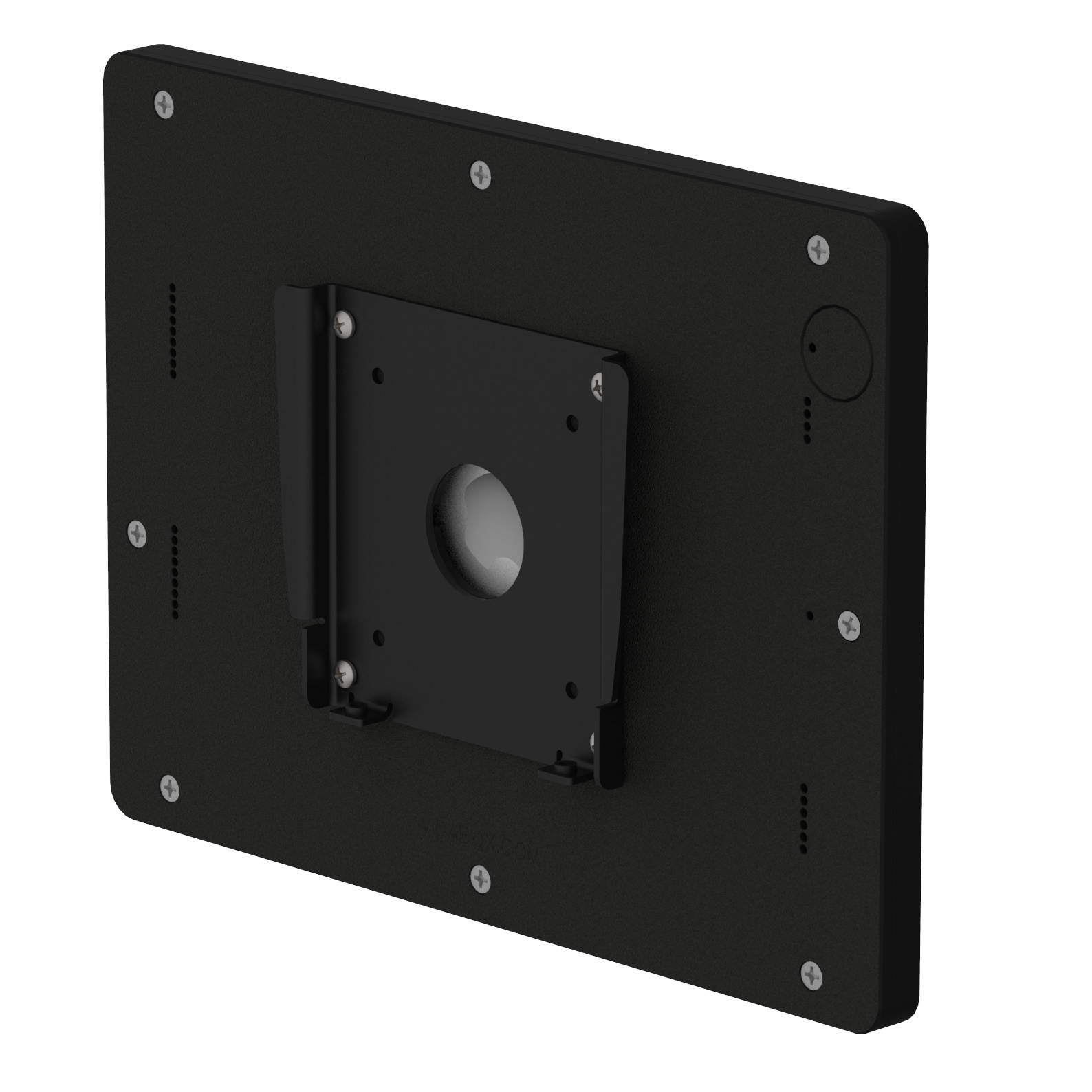 VidaMount Black Enclosure and Fixed Permanent Glass Mount [Bundle] compatible with iPad Pro 10.5" & Air 3rd Gen