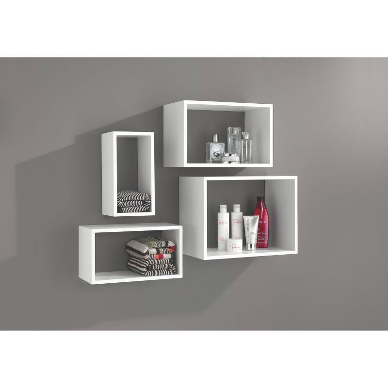 Dolle Windows Floating Shelf Set - White