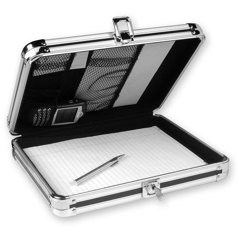 Vaultz Locking Storage Clipboard, Letter, Key Lock - Black