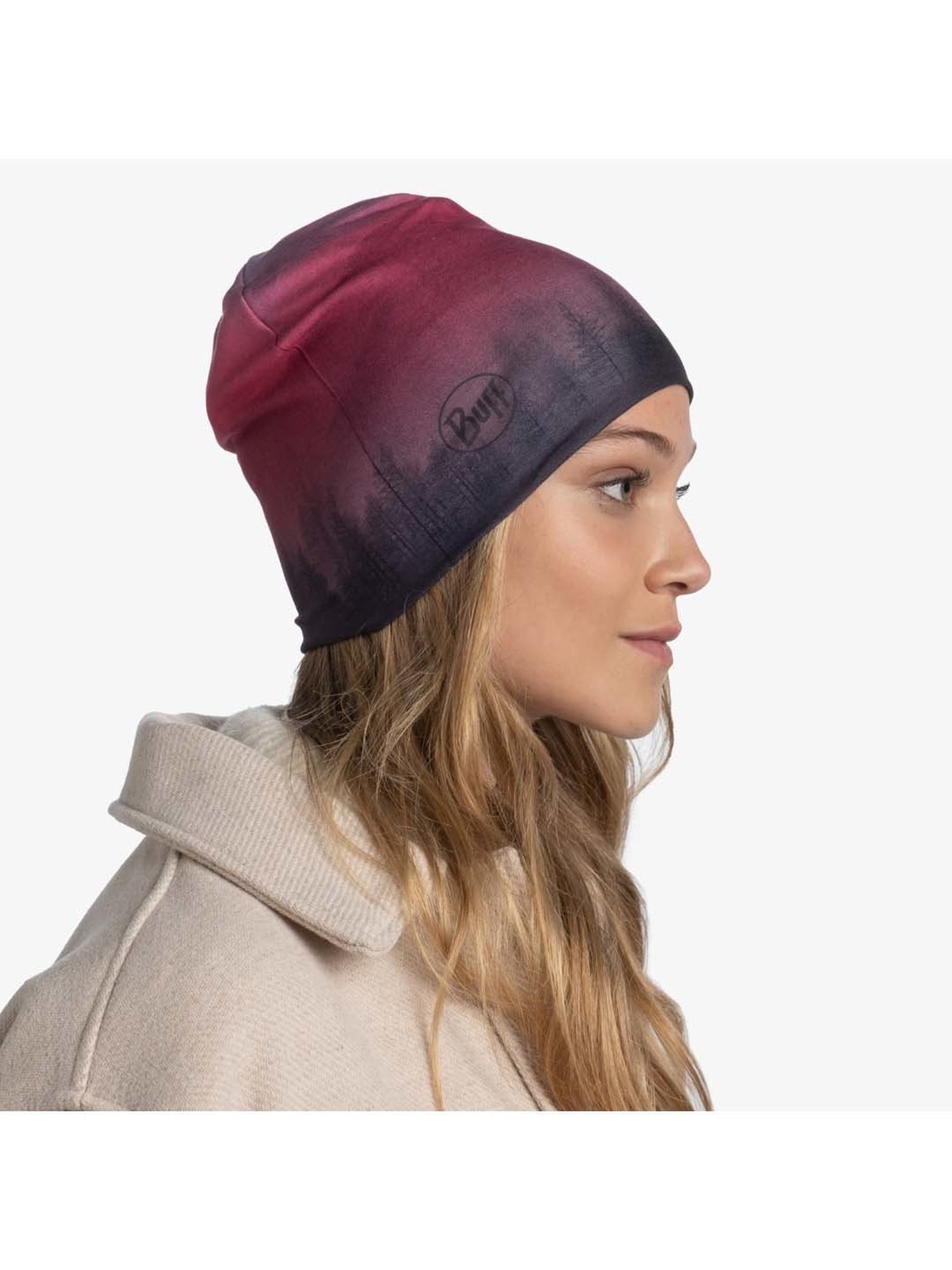 BUFF Ecostretch Purple Printed Beanies