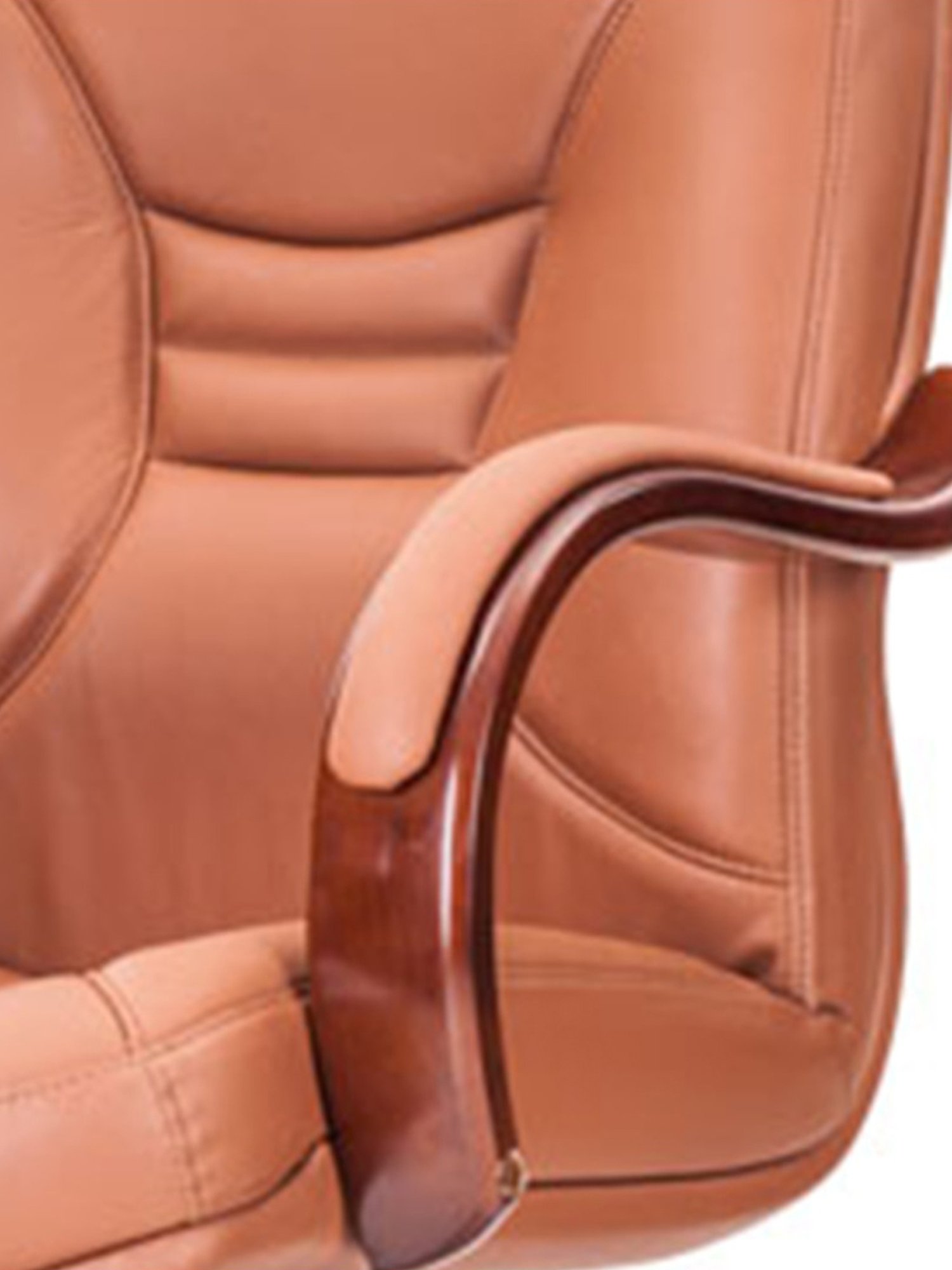 Durian Ultra Brown Leather Executive Chair