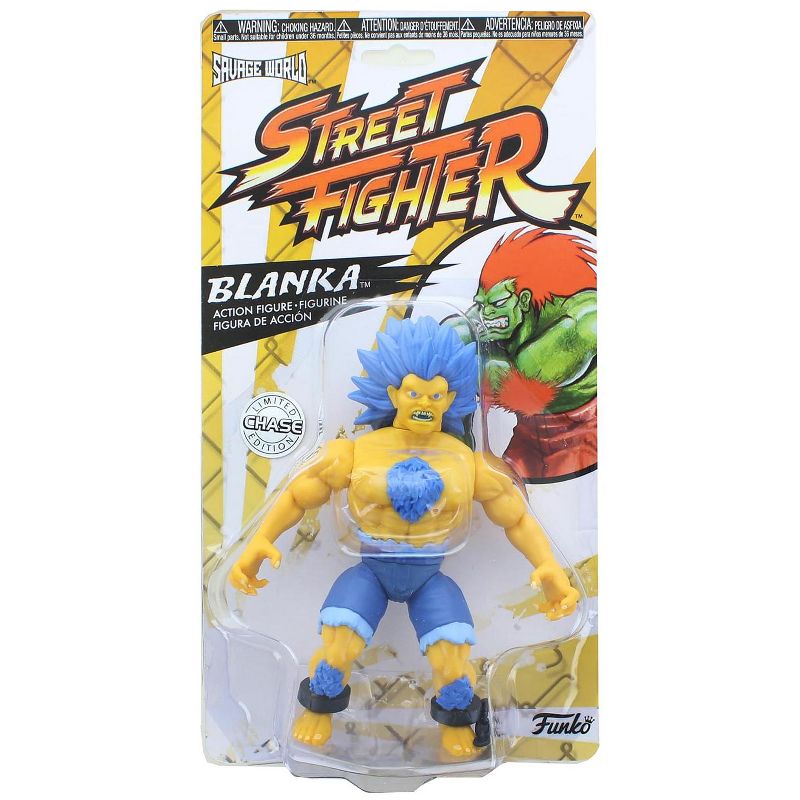 Funko Savage World Street Fighter Funko Vinyl Figure | Blanka Yellow (Chase Figure)