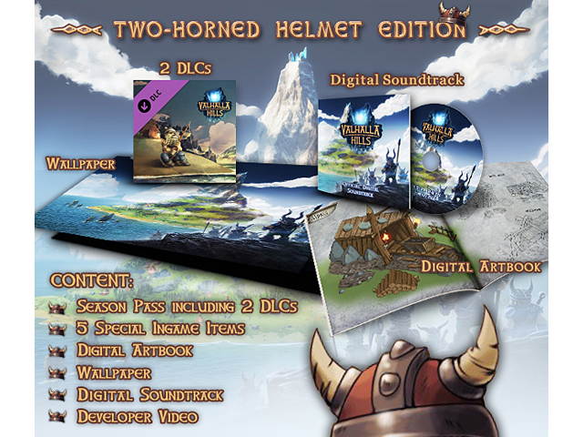 Valhalla Hills: Two-Horned Helmet Edition [Online Game Code]