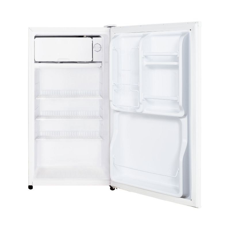 Magic Chef MCBR350W2 3.5 Cubic Feet Compact Mini Refrigerator & Freezer with Adjustable Temperature Control, White