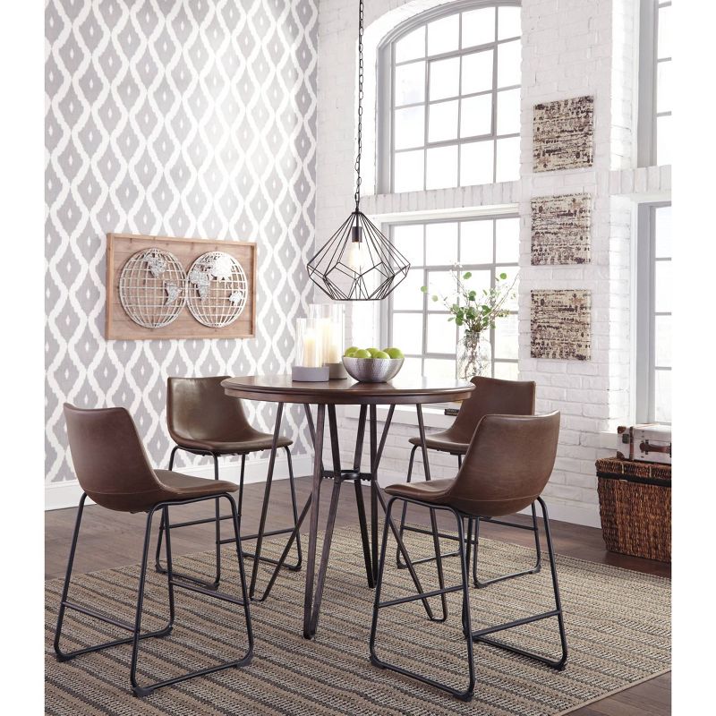Centiar Single Counter Height Barstool Brown - Signature Design by Ashley