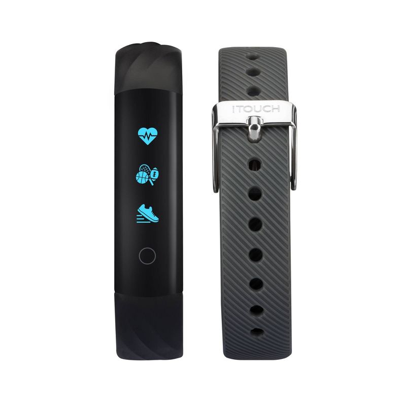 iTouch Slim Fitness Tracker- Black Band