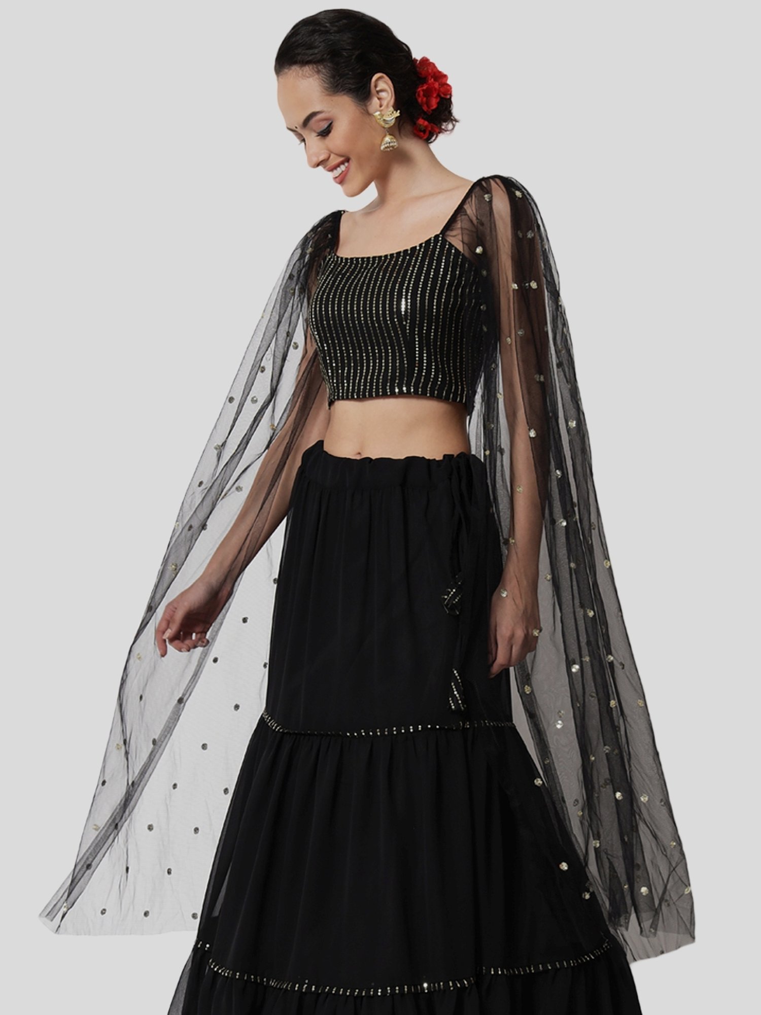 Studiorasa Black Embellished Choli