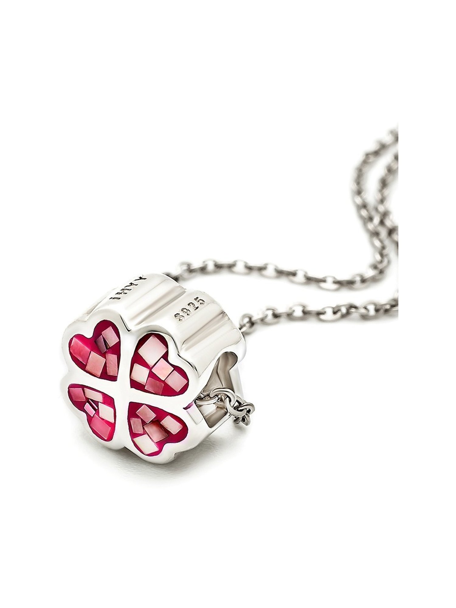 Silberry 92.5 Sterling Silver Cherry Blossom Pendant with Chain