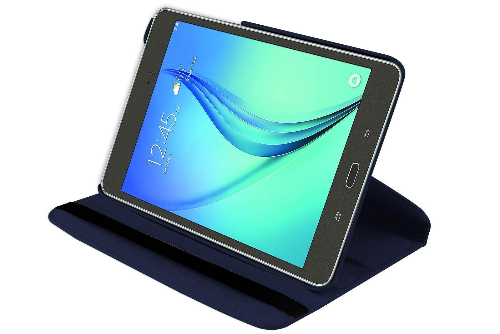 Hellfire Trading PU Leather Case 360 Rotating for Samsung Galaxy Tab A 8 T350 8" - Purple