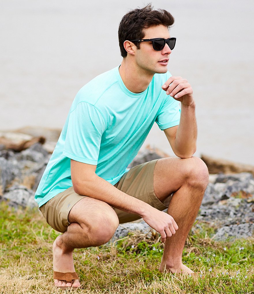 Solaris 10#double; Inseam Flat-Front Performance Outdoor Shorts